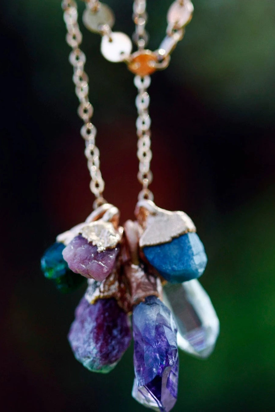 Mothers Charm Necklace · Customizable · Custom Birthstone Pieces ·  Little Sycamore