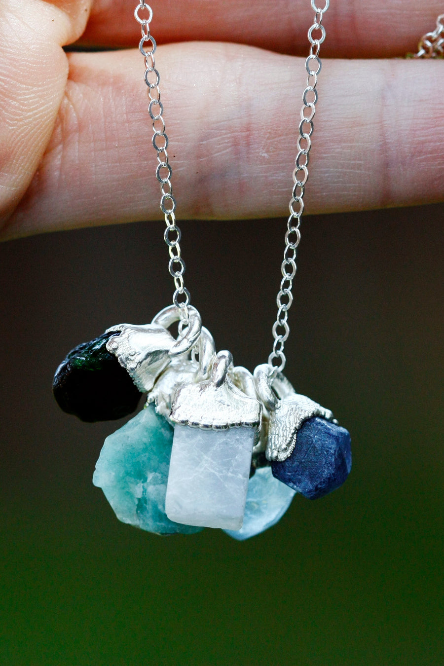 Mothers Charm Necklace · Customizable · Custom Birthstone Pieces ·  Little Sycamore