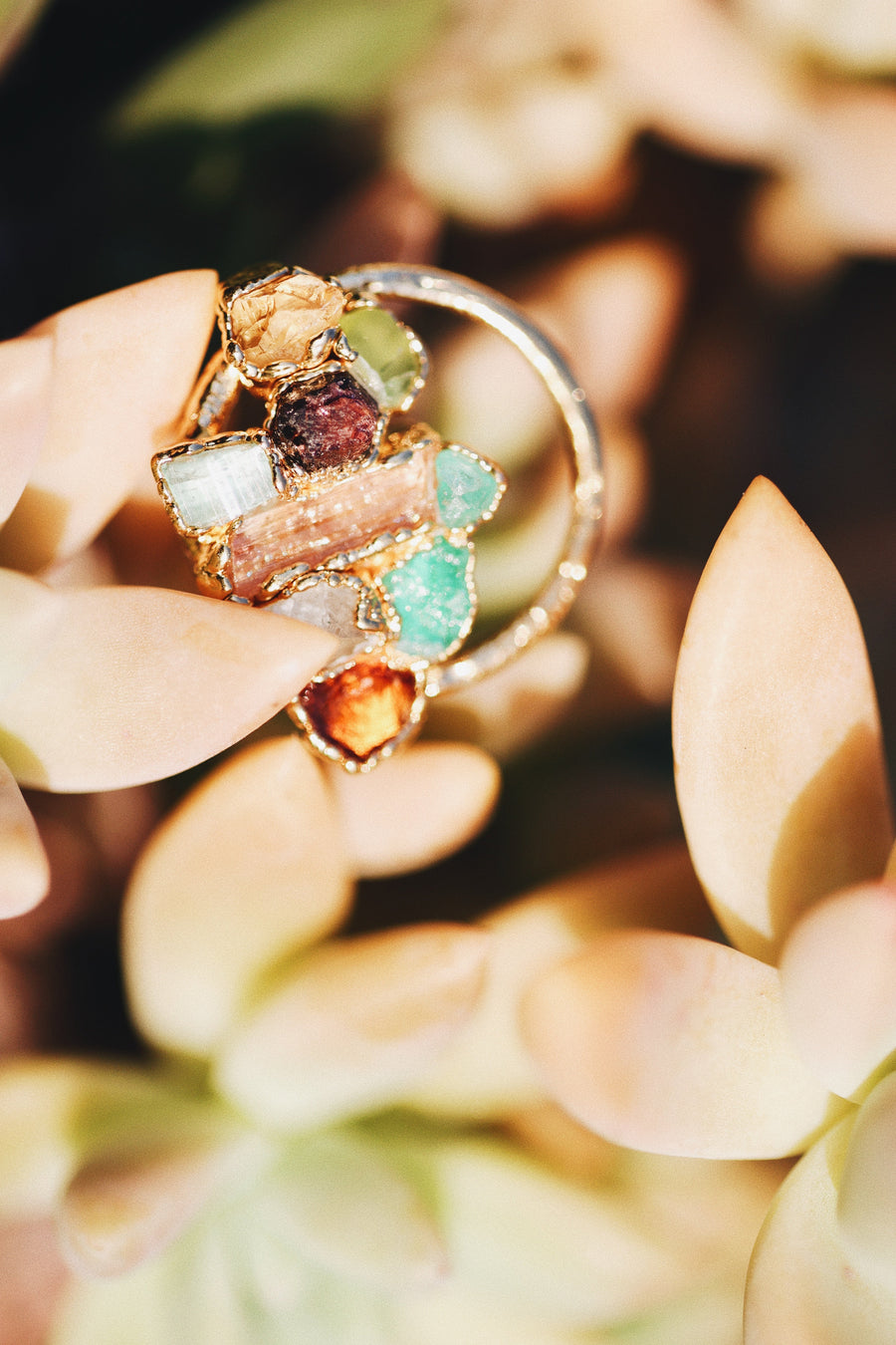 Mothers Circle Necklace · Customizable · Custom Birthstone Pieces ·  Little Sycamore
