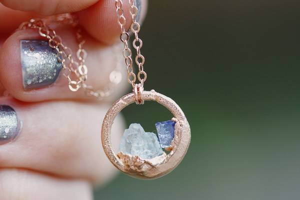 Mothers Circle Necklace · Customizable · Custom Birthstone Pieces ·  Little Sycamore