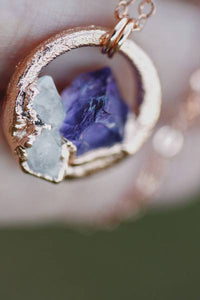 Mothers Circle Necklace · Customizable · Custom Birthstone Pieces ·  Little Sycamore