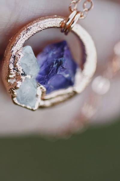 Mothers Circle Necklace · Customizable · Custom Birthstone Pieces ·  Little Sycamore