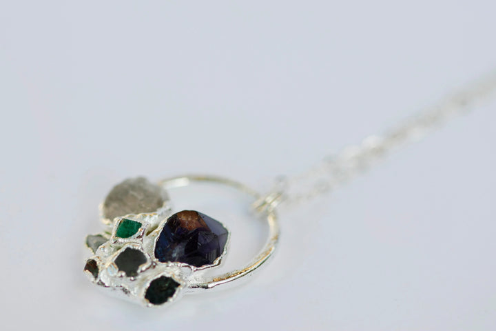 Mothers Circle Necklace · Customizable · Custom Birthstone Pieces ·  Little Sycamore