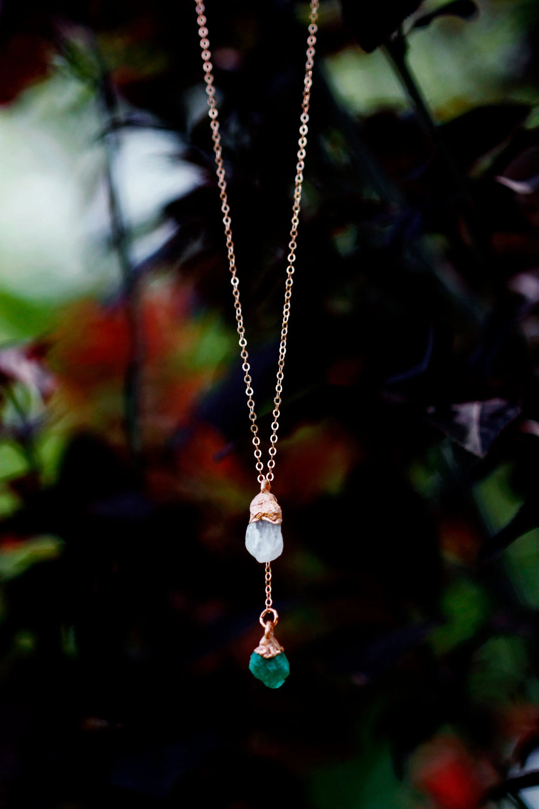 Mothers Drop Necklace · Customizable · Custom Birthstone Pieces ·  Little Sycamore