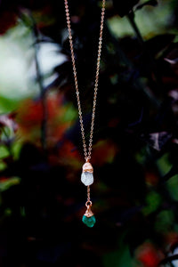 Mothers Drop Necklace · Customizable · Custom Birthstone Pieces ·  Little Sycamore