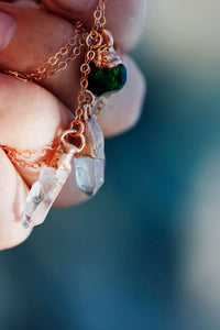 Mothers Drop Necklace · Customizable · Custom Birthstone Pieces ·  Little Sycamore