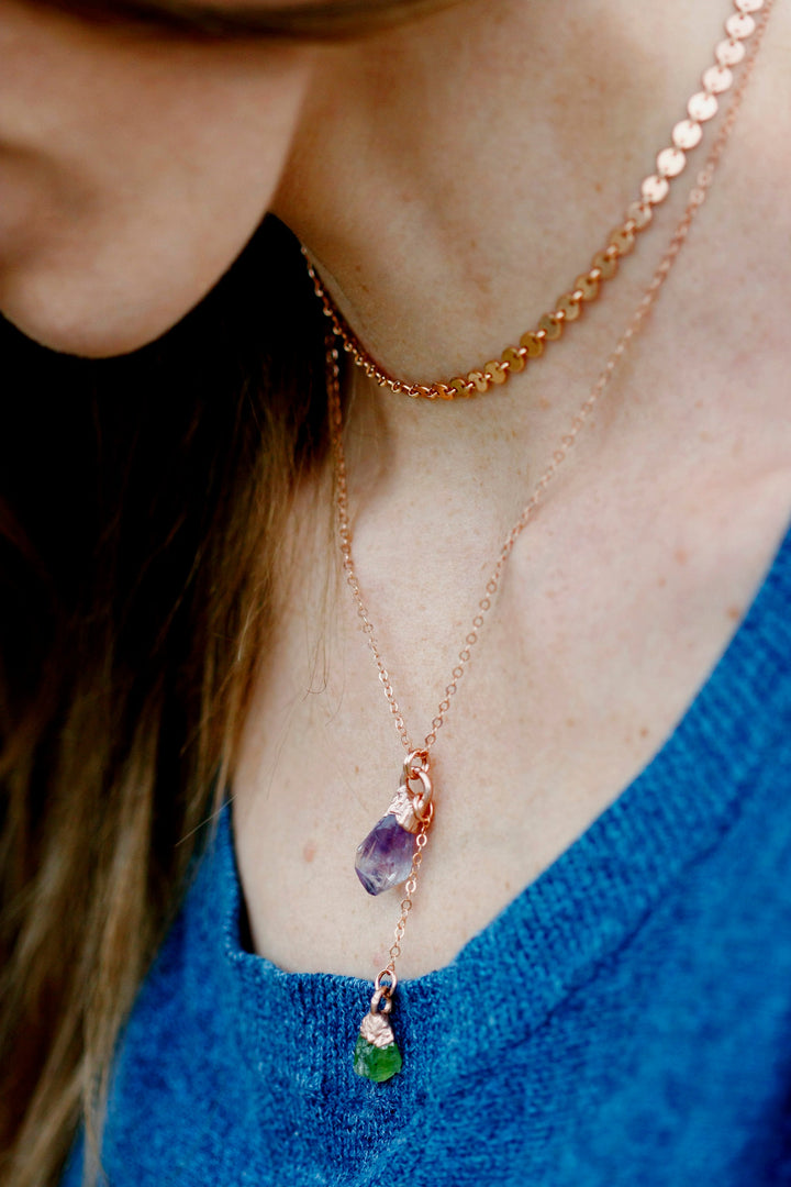 Mothers Drop Necklace · Customizable · Custom Birthstone Pieces ·  Little Sycamore