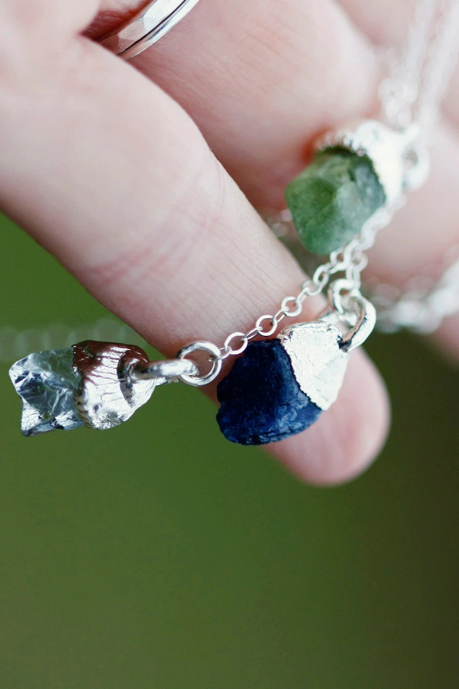 Mothers Drop Necklace · Customizable · Custom Birthstone Pieces ·  Little Sycamore