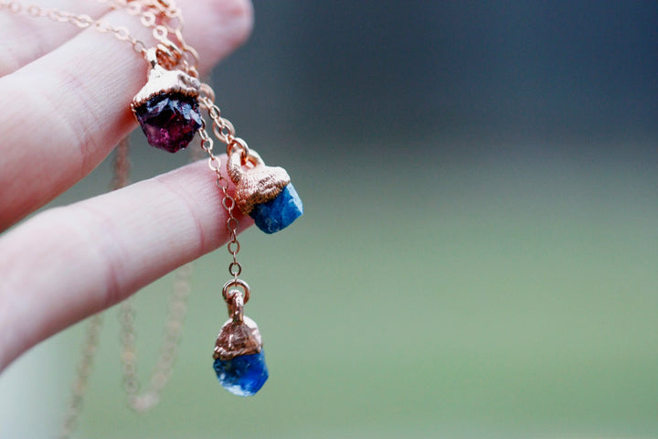 Mothers Drop Necklace · Customizable · Custom Birthstone Pieces ·  Little Sycamore