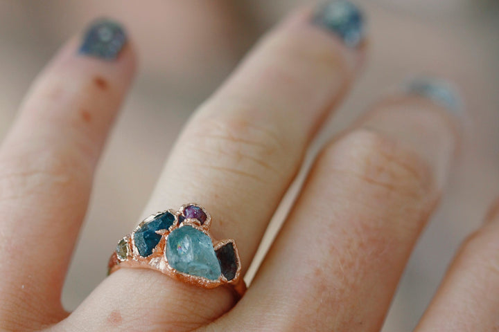 Mothers Ring · Customizable · Custom Birthstone Pieces ·  Little Sycamore