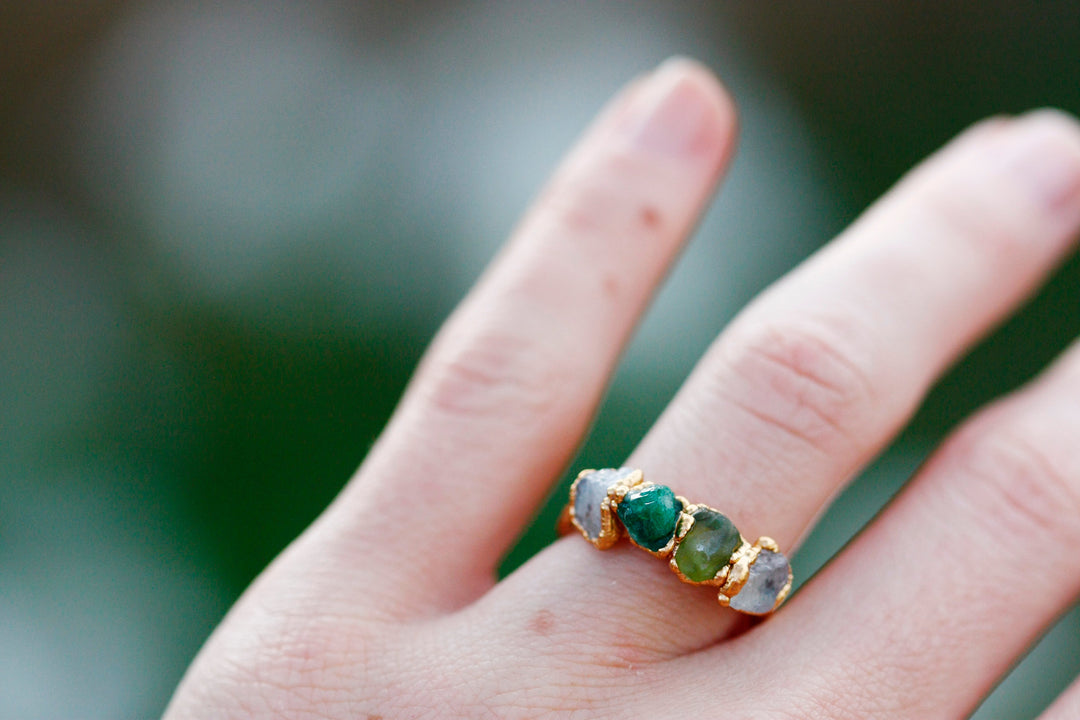 Mothers Ring · Customizable · Custom Birthstone Pieces ·  Little Sycamore