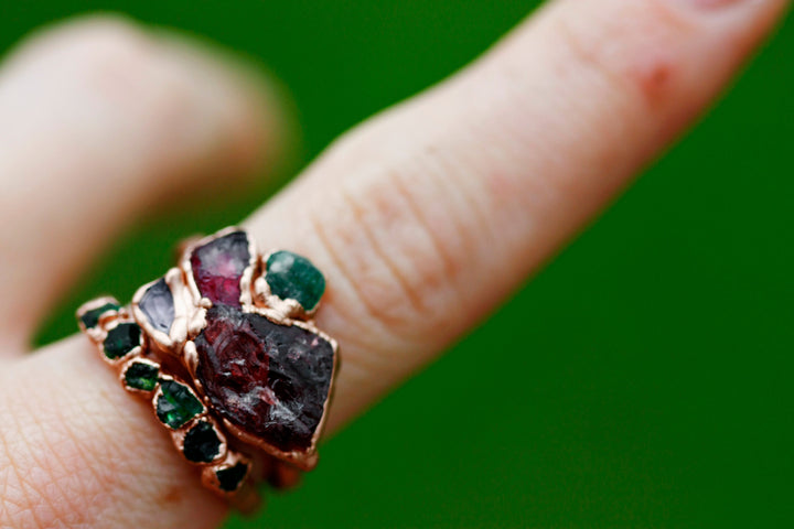 Mothers Ring · Customizable · Custom Birthstone Pieces ·  Little Sycamore