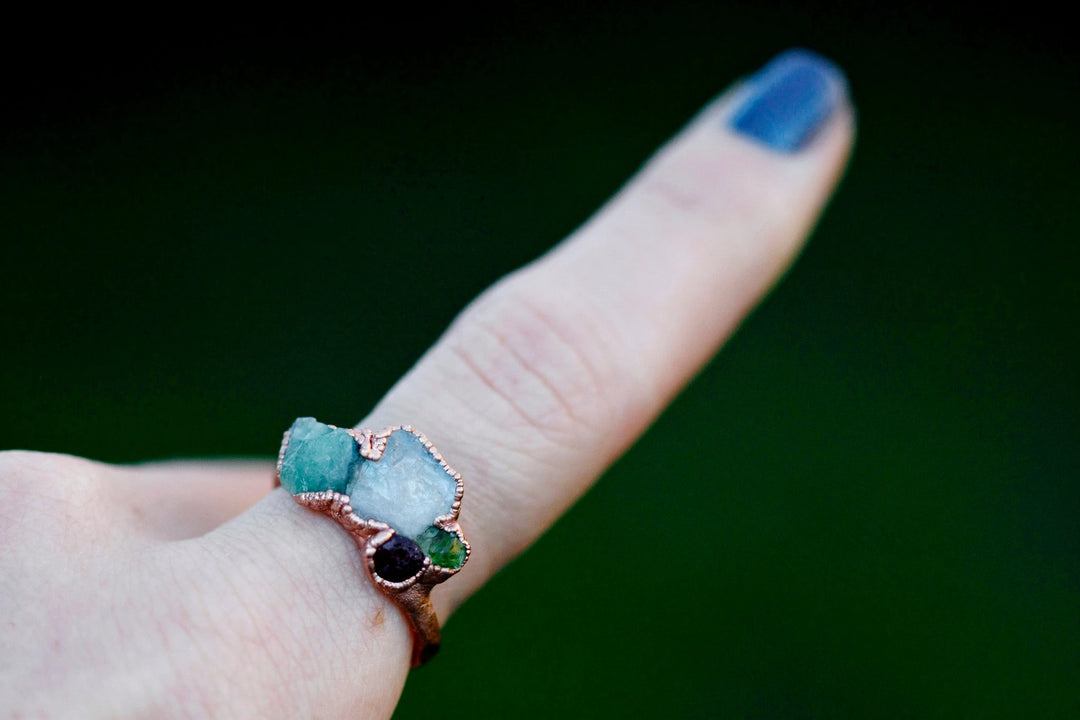 Mothers Ring · Customizable · Custom Birthstone Pieces ·  Little Sycamore