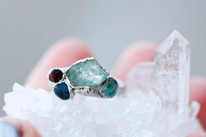 Mothers Ring · Customizable · Custom Birthstone Pieces ·  Little Sycamore