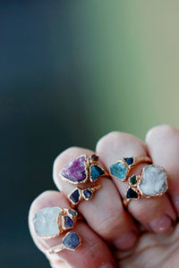 Mothers Wrap Ring · Customizable · Custom Birthstone Pieces ·  Little Sycamore