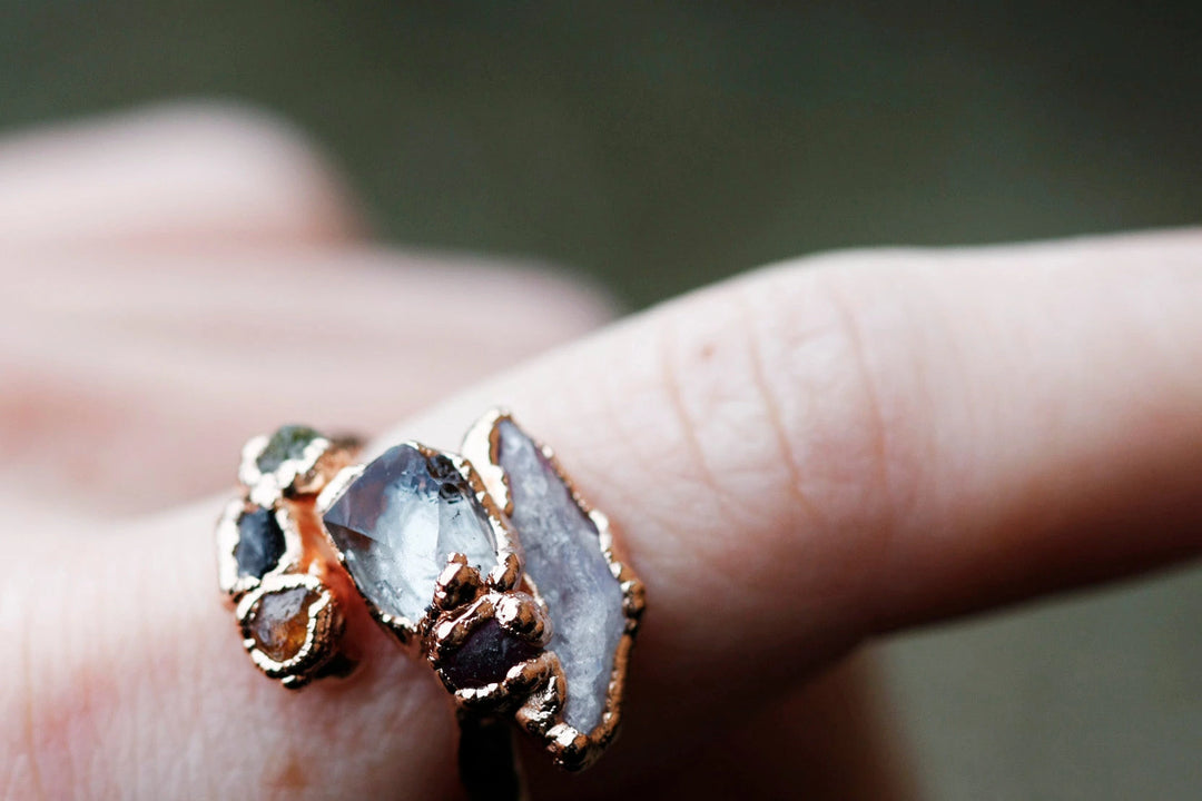 Mothers Wrap Ring · Customizable · Custom Birthstone Pieces ·  Little Sycamore