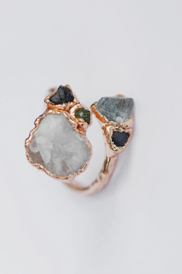 Mothers Wrap Ring · Customizable · Custom Birthstone Pieces ·  Little Sycamore