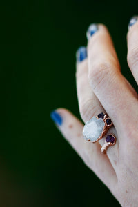 Mothers Wrap Ring · Customizable · Custom Birthstone Pieces ·  Little Sycamore