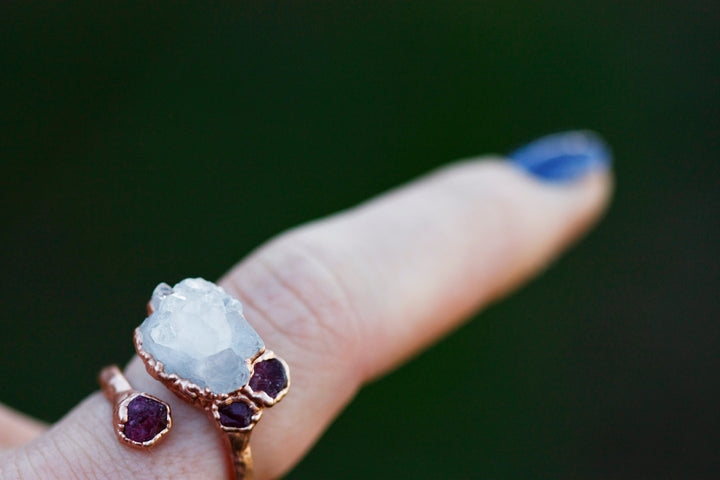 Mothers Wrap Ring · Customizable · Custom Birthstone Pieces ·  Little Sycamore