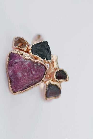 Mothers Wrap Ring · Customizable · Custom Birthstone Pieces ·  Little Sycamore