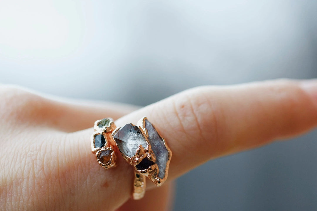 Mothers Wrap Ring · Customizable · Custom Birthstone Pieces ·  Little Sycamore