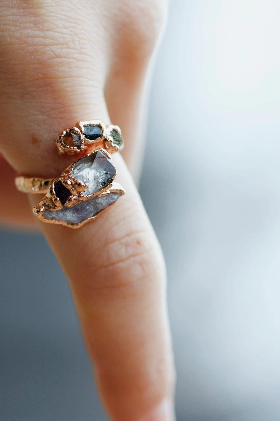 Mothers Wrap Ring · Customizable · Custom Birthstone Pieces ·  Little Sycamore