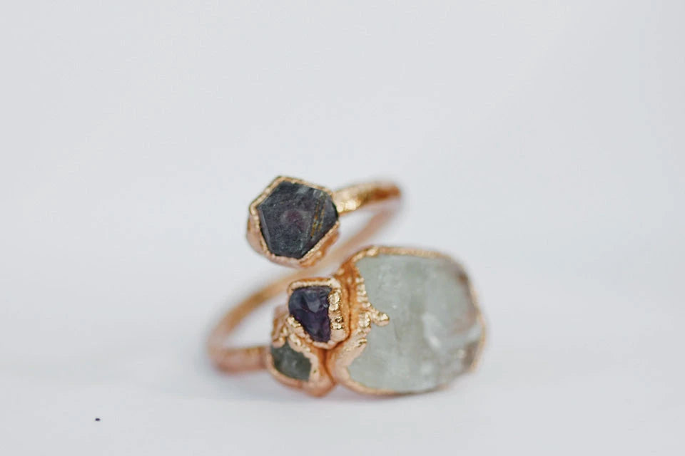 Mothers Wrap Ring · Customizable · Custom Birthstone Pieces ·  Little Sycamore