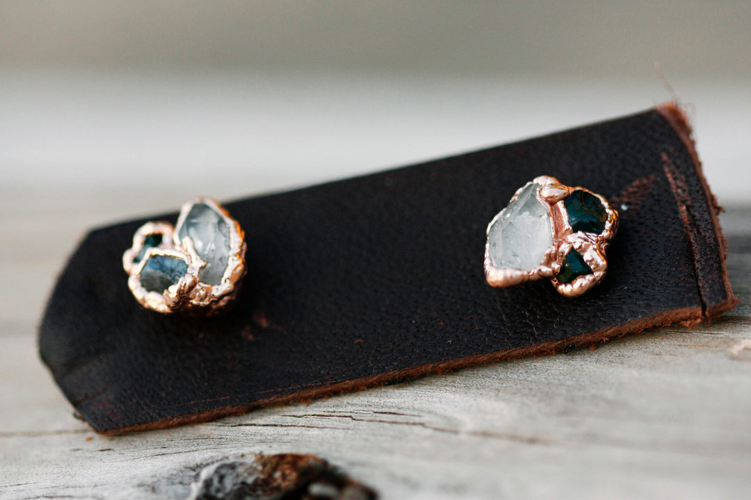 Multi Stone Earrings · Customizable · Custom Birthstone Pieces ·  Little Sycamore