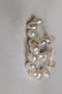 Natural Pearl Hoop Earrings · Earrings ·  Little Sycamore