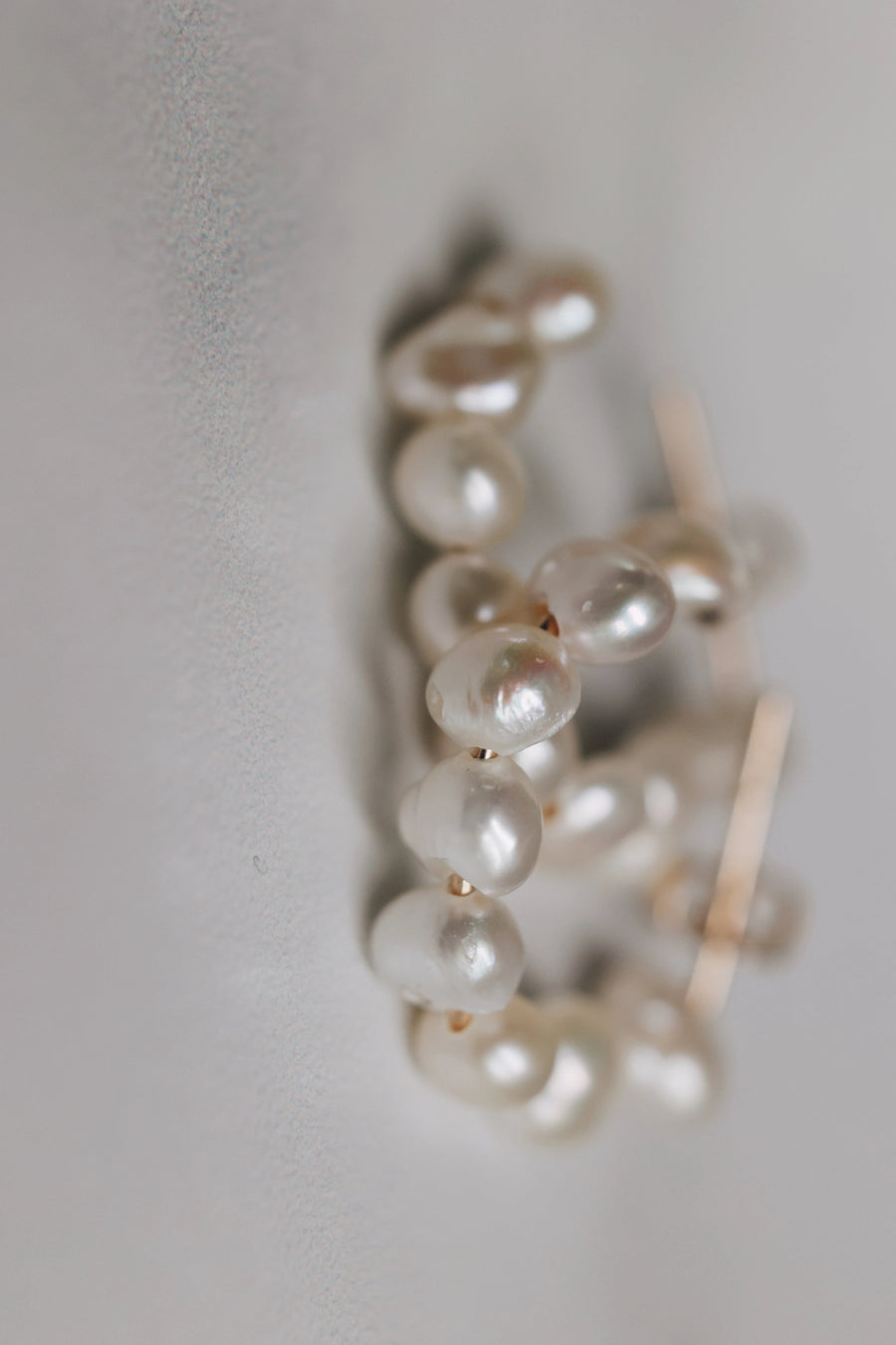 Natural Pearl Hoop Earrings · Earrings ·  Little Sycamore