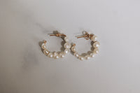 Natural Pearl Hoop Earrings · Earrings ·  Little Sycamore