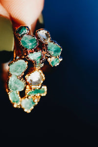 New Beginnings · Emerald and Quartz Ring · Rings ·  Little Sycamore