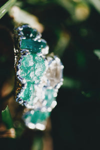 New Beginnings · Emerald and Quartz Ring · Rings ·  Little Sycamore