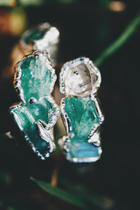 New Beginnings · Emerald and Quartz Ring · Rings ·  Little Sycamore
