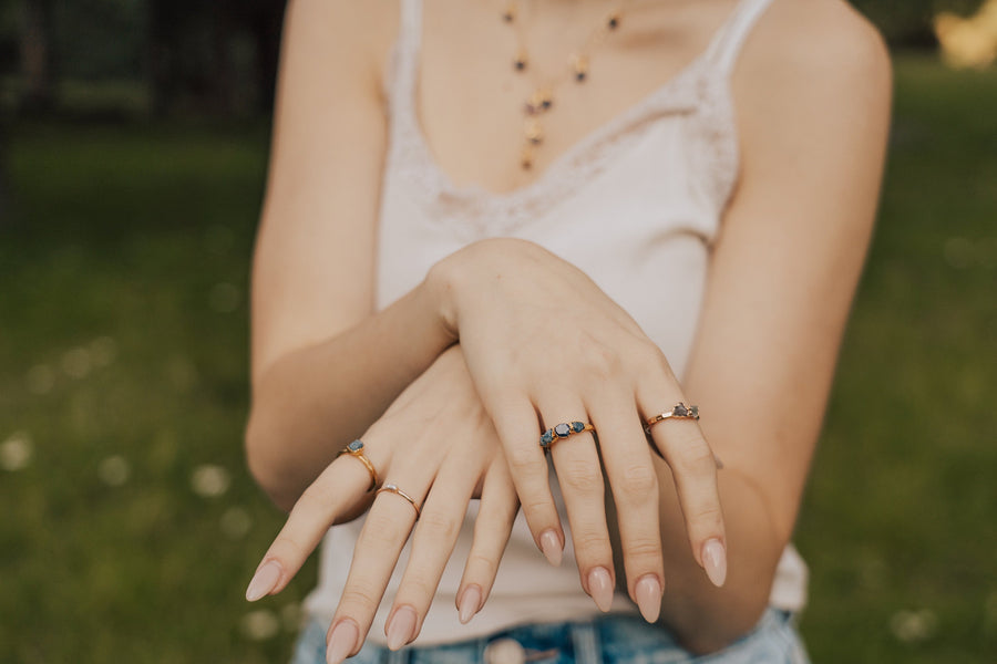 Night Sky · September Stackable Ring · Rings ·  Little Sycamore
