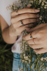 Night · September Stackable Ring · Rings ·  Little Sycamore