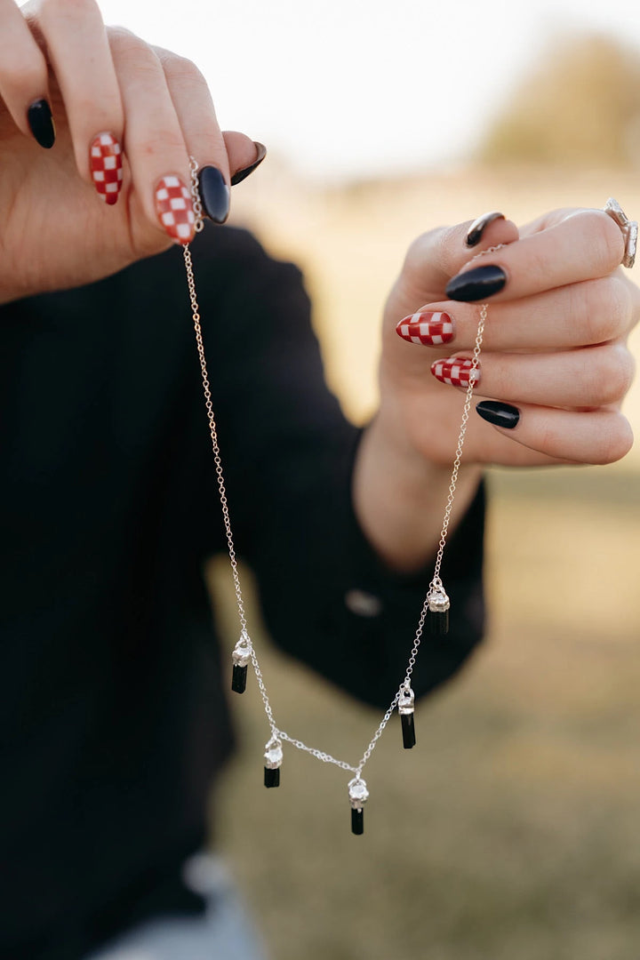 October Raindrops Necklace · Black Tourmaline · Necklaces ·  Little Sycamore