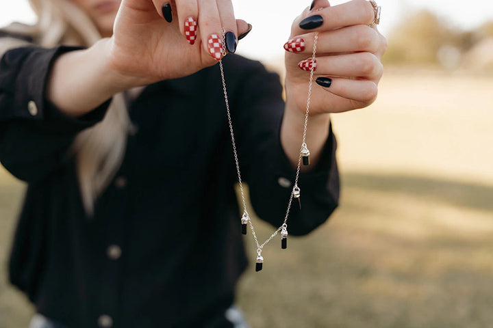 October Raindrops Necklace · Black Tourmaline · Necklaces ·  Little Sycamore