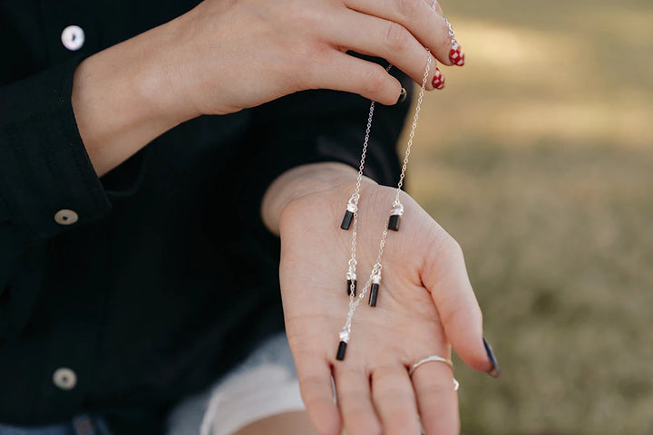 October Raindrops Necklace · Black Tourmaline · Necklaces ·  Little Sycamore