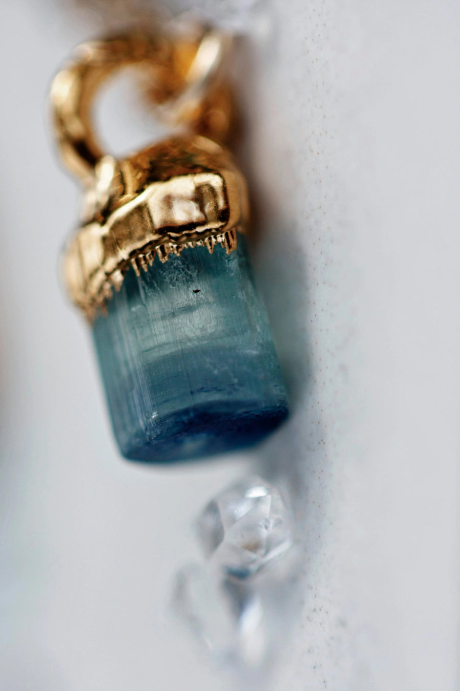 October Raindrops Necklace · Blue Tourmaline · Necklaces ·  Little Sycamore