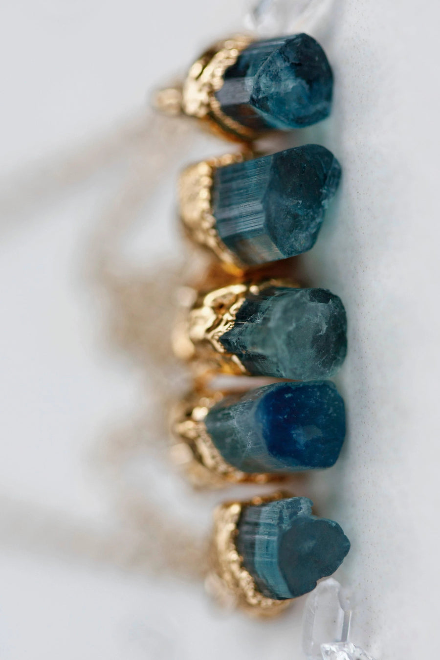 October Raindrops Necklace · Blue Tourmaline · Necklaces ·  Little Sycamore