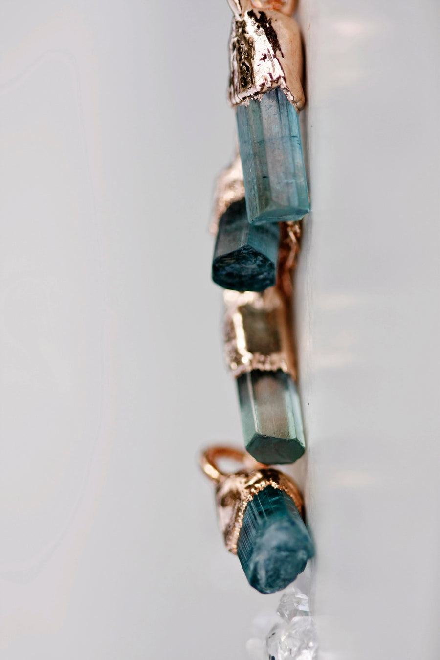 October Raindrops Necklace · Blue Tourmaline · Necklaces ·  Little Sycamore