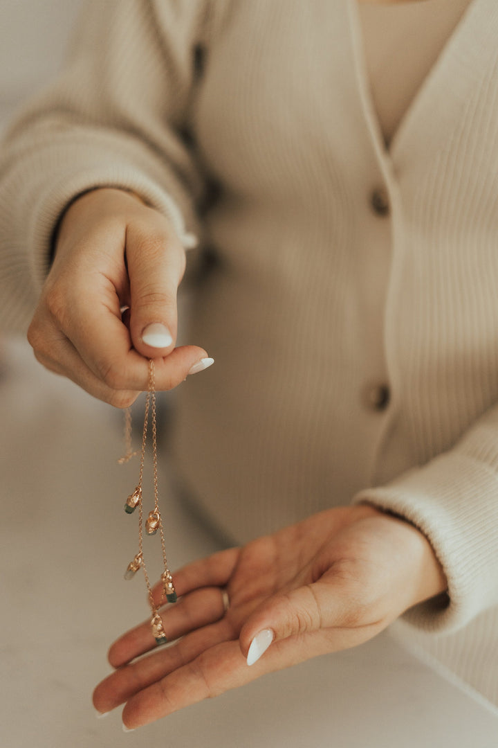 October Raindrops Necklace · Blue Tourmaline · Necklaces ·  Little Sycamore