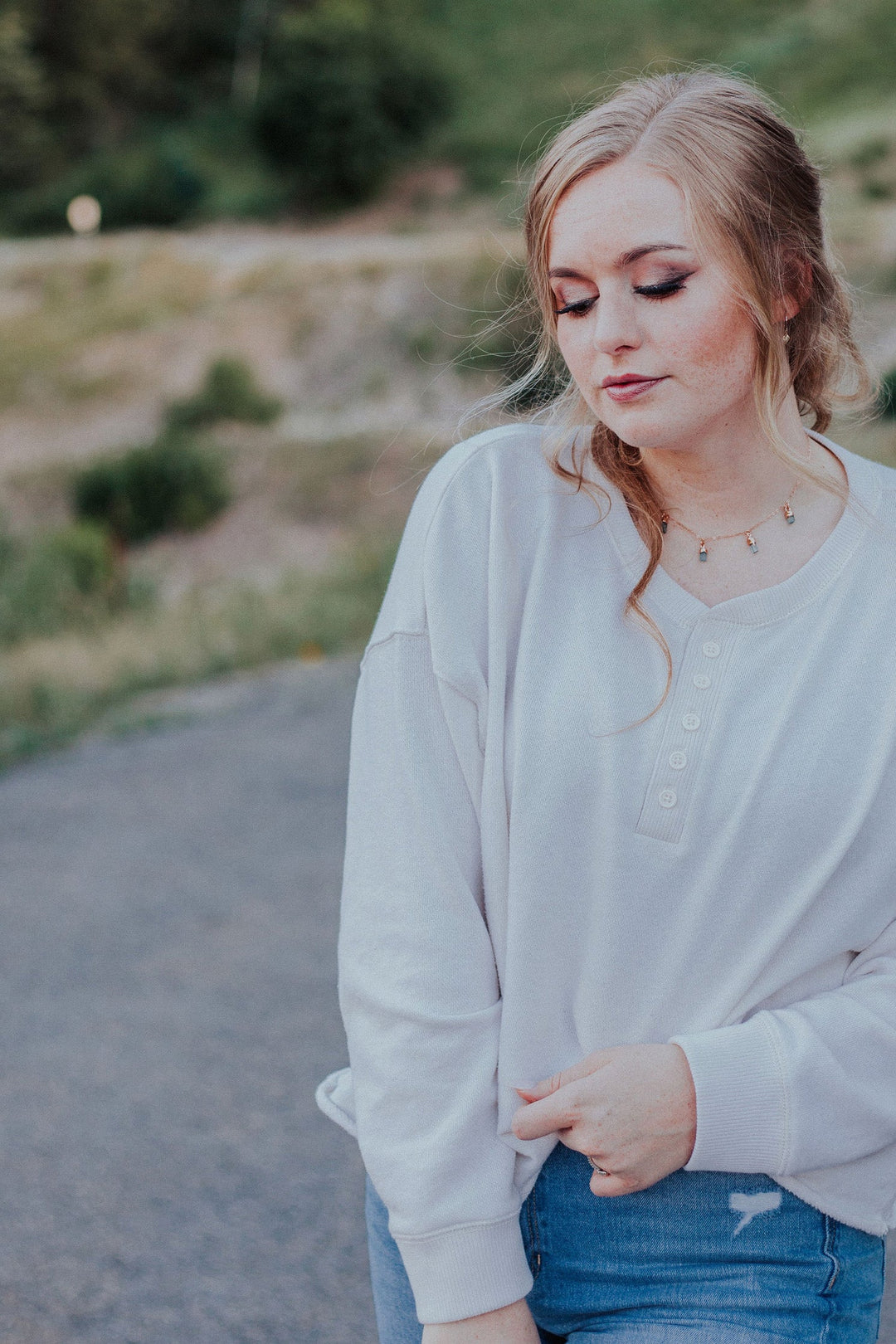 October Raindrops Necklace · Blue Tourmaline · Necklaces ·  Little Sycamore