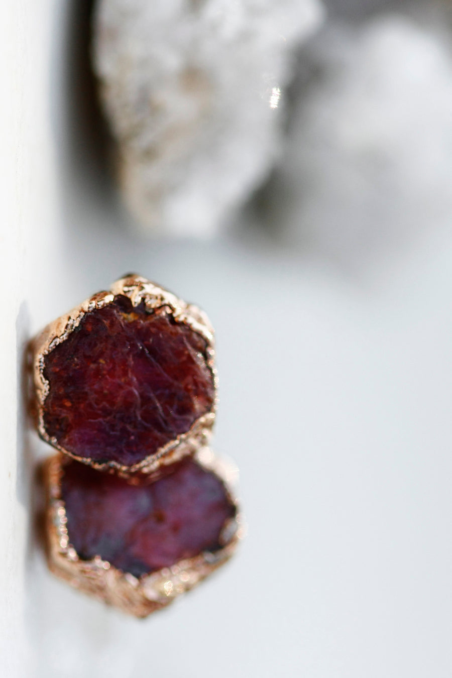 Passion Studs • Ruby · Earrings ·  Little Sycamore