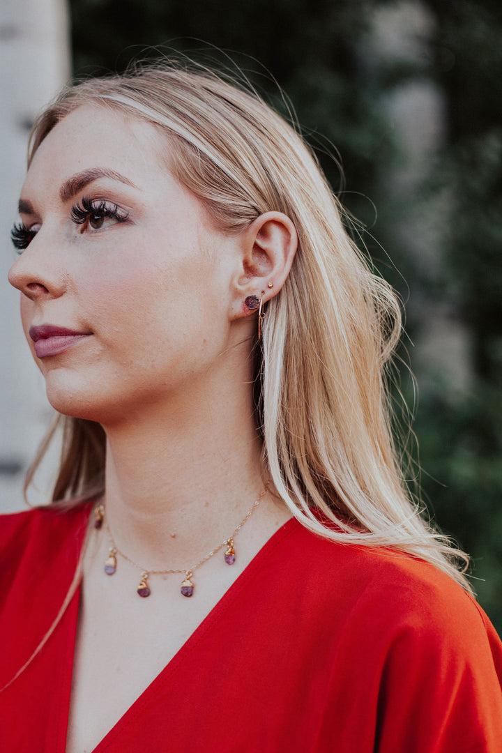 Passion Studs • Ruby · Earrings ·  Little Sycamore