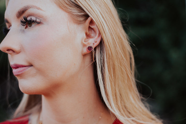 Passion Studs • Ruby · Earrings ·  Little Sycamore