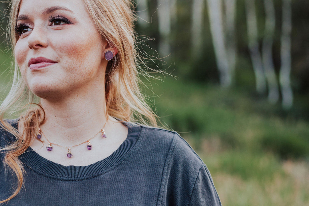 Passion Studs • Ruby · Earrings ·  Little Sycamore