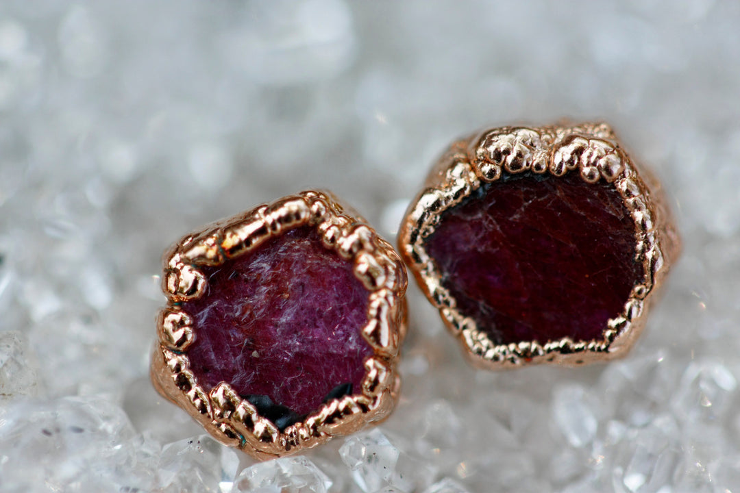 Passion Studs • Ruby · Earrings ·  Little Sycamore