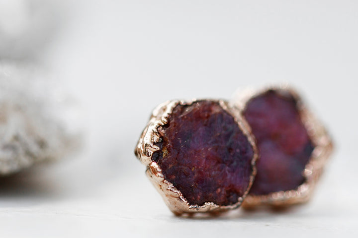 Passion Studs • Ruby · Earrings ·  Little Sycamore